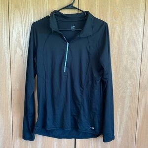 Athletic jacket quarter zip